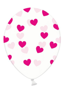 Balony Transparentne 12 cali w SERCA 6 sztuk