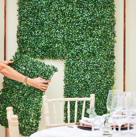 Panel dekoracyjny ścianka kwiatowa zielone kwiaty