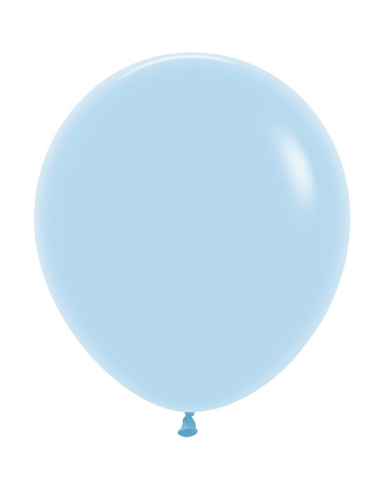 Balon lateksowy 18 cali Sempertex Solid 1 szt. Pastel Blue