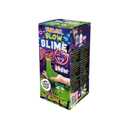 Zestaw Slime DIY Glow Slime, Świecący w ciemności