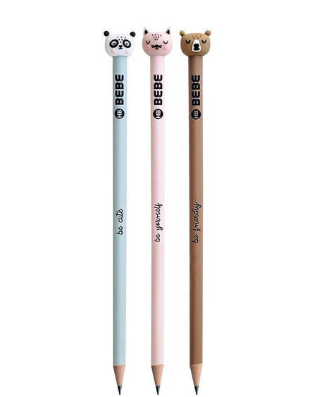 Ołówek HB Zwierzątka 1 szt. girls boys mix