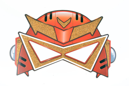 Maska papierowa z brokatem ROBOT 2 szt.