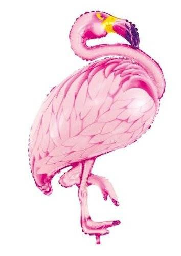 Flaming różowy balon foliowy 70x 95cm