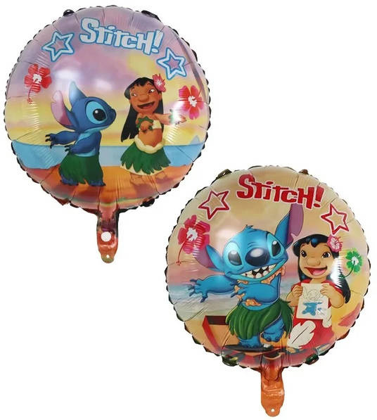 Balon foliowy Lilo i Stitch okrągły dwustronny 18 cali