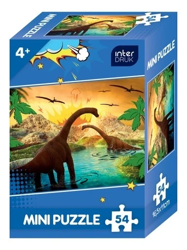 Puzzle MINI 54 elementy Mix wzorów