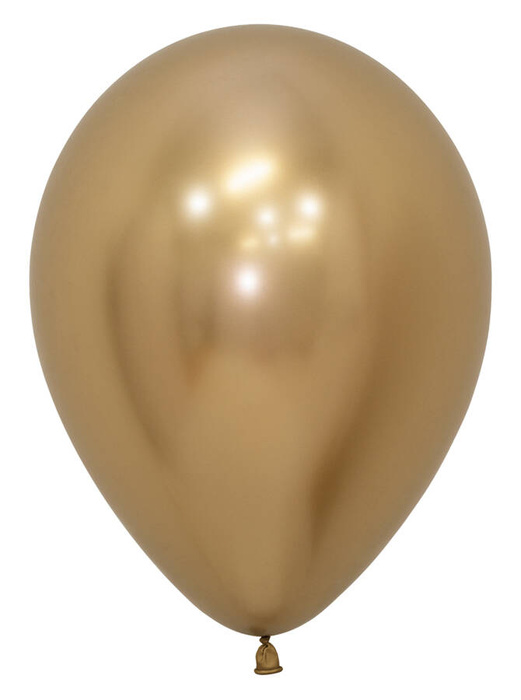 Balony Sempertex Chrome Shiny Reflex Gold 5 cali 50 szt.