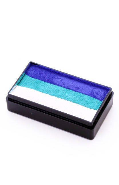 Farba do twarzy Split Cake 28g BLUE/ GREEN/ WHITE PartyXplosion