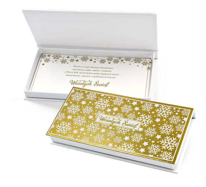 Pudełko ozdobne na banknoty świąteczne Boże Narodzenie