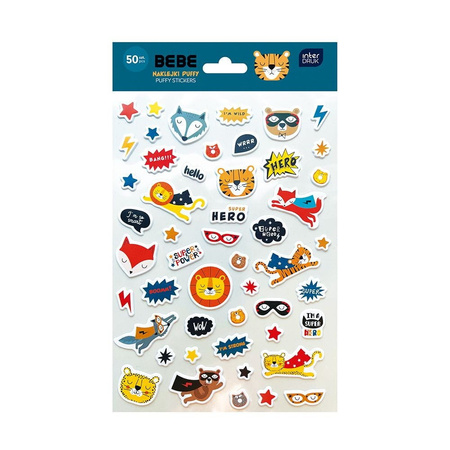 Naklejki Puffy dla dzieci Friends 50 szt. 2 wzory do wyboru