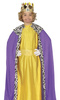 Strój dla dzieci Król Mędrzec Trzech Króli żółto fioletowy