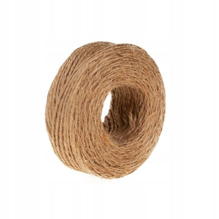 Sznurek jutowy naturalny do dekoracji i balonów 50m