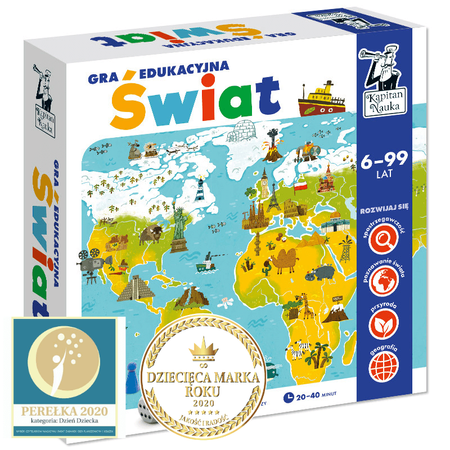 ŚWIAT GRA EDUKACYJNA KAPITAN NAUKA
