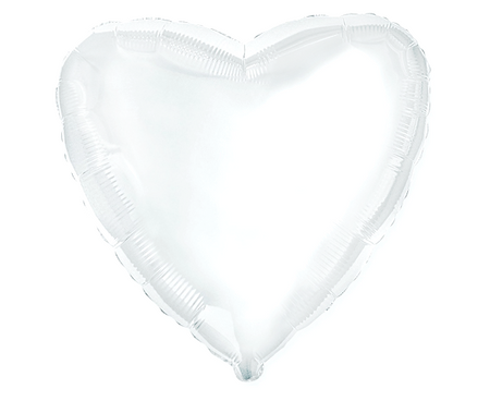 Serce jednokolorowy balon foliowy 18 cali