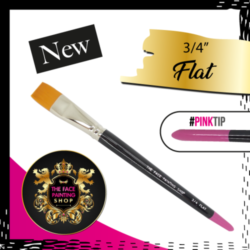 Pędzel płaski 3/4 Short Flat - The Face Painting Shop