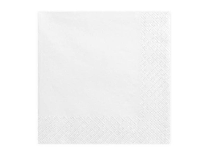 Serwetki gładkie 33 x 33 cm 20 szt.