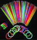 Bransoletki łamane świecące FLUO (Glow Stick) MIX 15 szt.