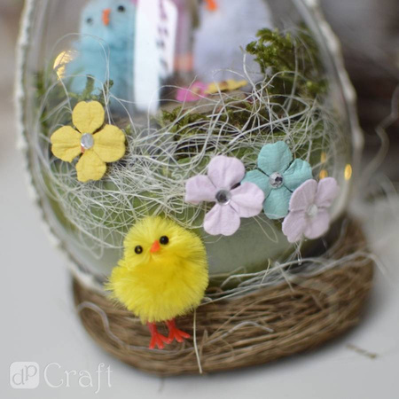 Gniazdka dekoracyjne Wielkanocne 9 cm 4 szt.