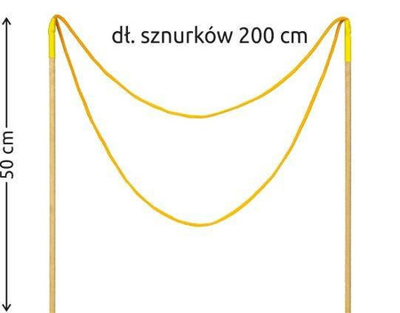 Kijki Sznurek do dużych baniek mydlanych ,,Pętelka’’ Słupskie Bańki Mydlane