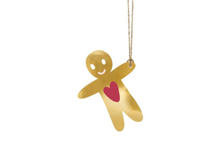 Zawieszki papierowe do prezentów świąteczne Mikołaj MIX 12 szt.