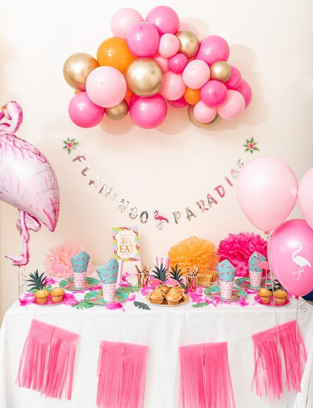 GIRLANDA BALONOWA gotowy zestaw - Flaming