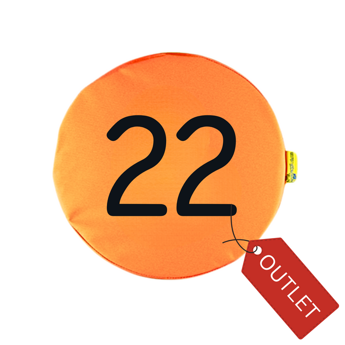 Poduszka Pomarańczowa liczba 22 1 szt.- OUTLET - wada nadruku