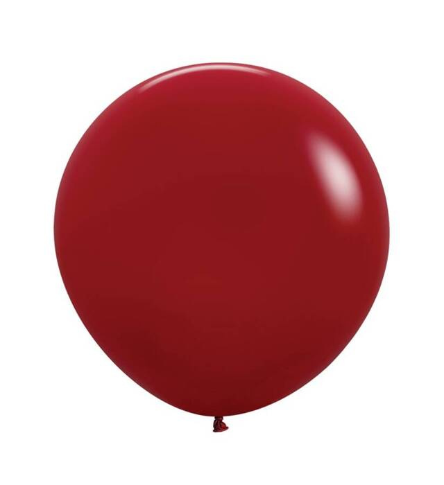 Balon 24 cale Sempertex Solid 1 szt. Imperial Red