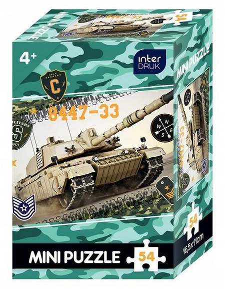 Puzzle MINI 54 elementy Mix wzorów