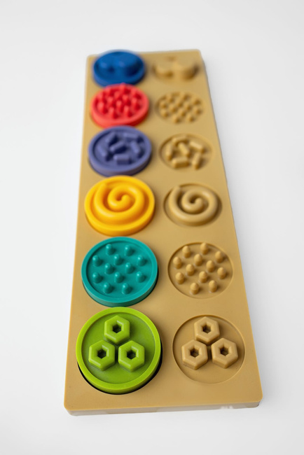 Puzzle sensoryczne kółeczka XXL