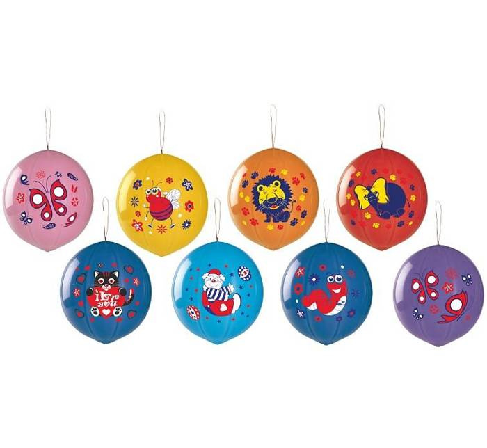 PIŁKA z nadrukiem MIX 50szt Gemar balony