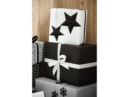 Czarne Gwiazdy dekoracja DIY Sylwester