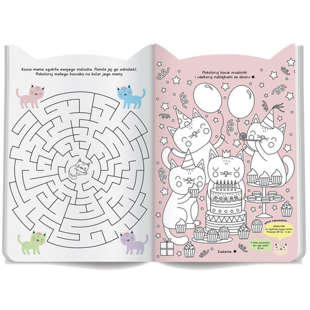 Kolorowanka kreatywna KOT A4 16 stron