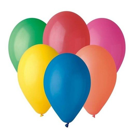 MIX 10 cali 100 szt Gemar balony