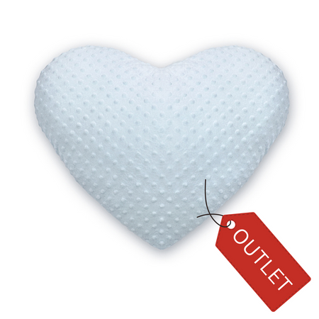 Dream Pillow poduszka SERCE plusz minky 50 x 60 cm 1 szt. OUTLET - powystawowa