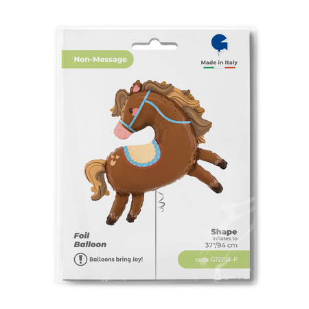 Balon foliowy Koń kucyk Lovely Horse Grabo 37 cali
