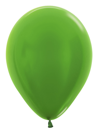Balony Sempertex Metallic 10'' 100 szt. Lime Green