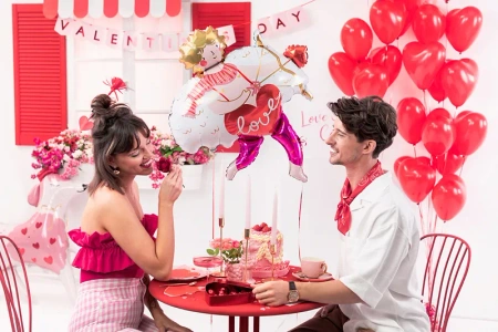 Baner Girlanda Valentines Day WALENTYNKI 150 cm