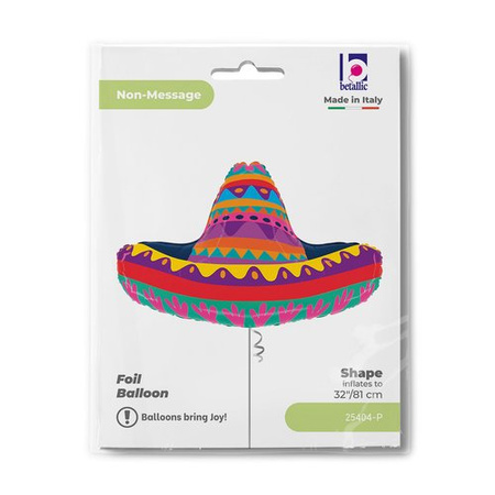 Balon foliowy Sombrero kapelusz meksyk 32 cale Grabo