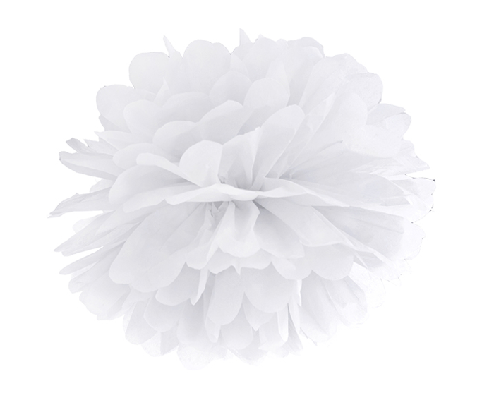 Pompon dekoracyjny bibułowy różne kolory DUŻY 35 cm