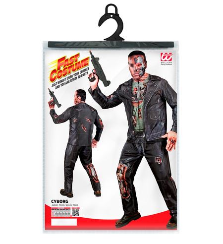 Cyborg szybki strój dla dorosłych Halloween