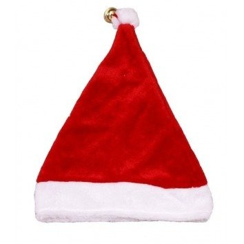 Czapka Mikołaja Pluszowa S 26x40cm