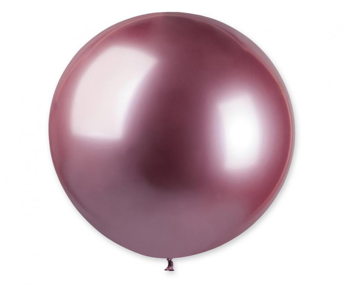 Balon Chrome Shiny 0,80m Gemar kula różowa