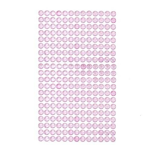 Kryształki jednokolorowe samoprzylepne 260 szt