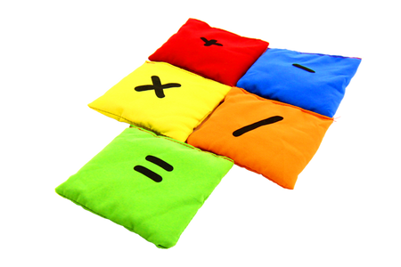 Woreczki gimnastyczne Akson ZESTAW ZNAKI MATEMATYCZNE