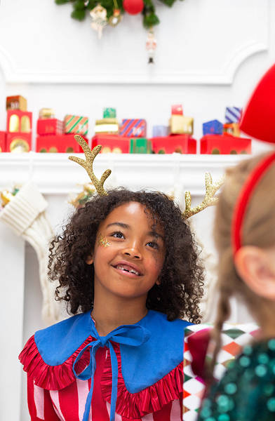 Opaska Rogi Renifera ZŁOTE Boże Narodzenie Święta