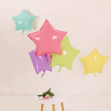 Gwiazdka PASTELOWA balon foliowy 18"