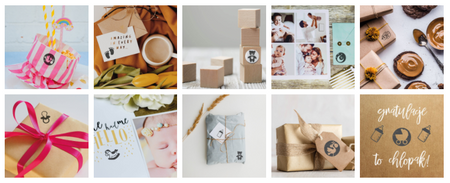 Pieczątka samotuszująca Little NIO - witaj na świecie