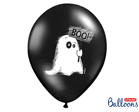 Balon 12 cali 1 szt Duszek - dwustronny nadruk