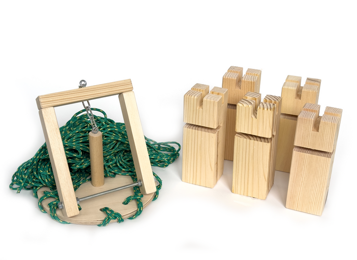 Gra integracyjna Wieża DŹWIG Wieża współpracy pojedyncza zielona