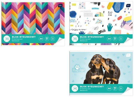 Blok rysunkowy biały A4 20 kartek