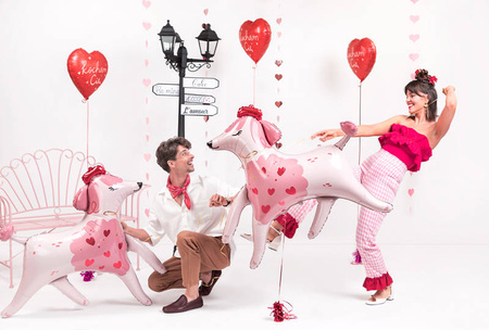 Balon foliowy serce "Kocham Cię" 45 cm